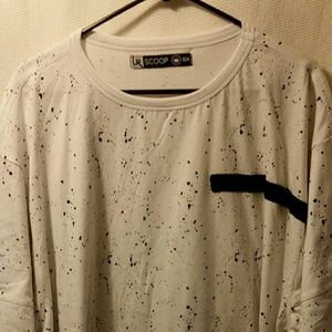LR Scoop Big Mens "Laced Paint Splatter" T-Shirt